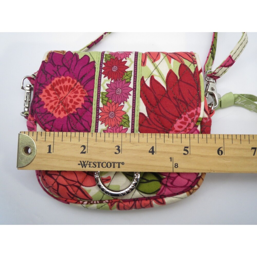 Vera Bradley Pink Floral Crossbody Shoulder Bag Purse Magnetic Closure‎ - Picture 8 of 9